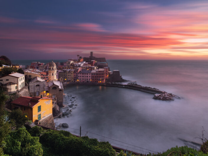 End of a Sunset in Vernazza